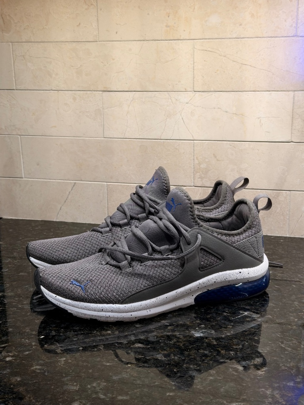 Puma Electron 2.0 Performance Training Sneakers - Dark Grey/Royal Blue
